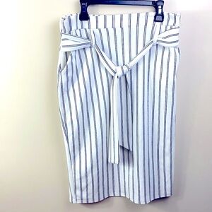 Striped Pencil Skirt